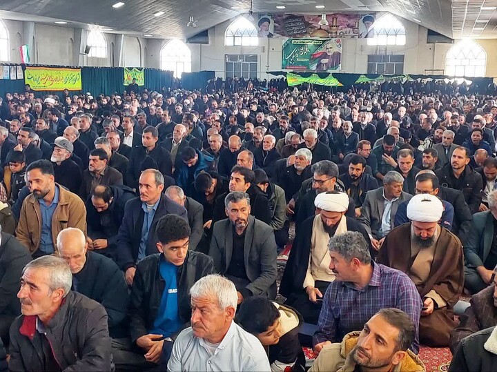 تصاویر/اقامه نماز عید فطر در شهرستان بهار