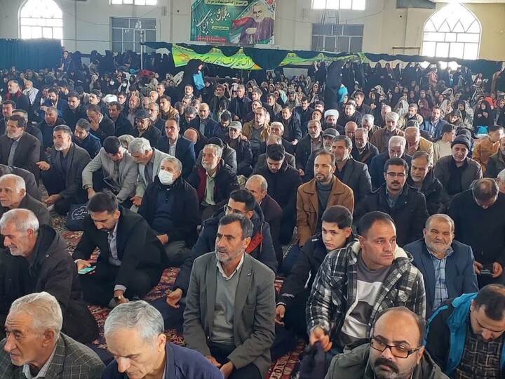 تصاویر/اقامه نماز عید فطر در شهرستان بهار