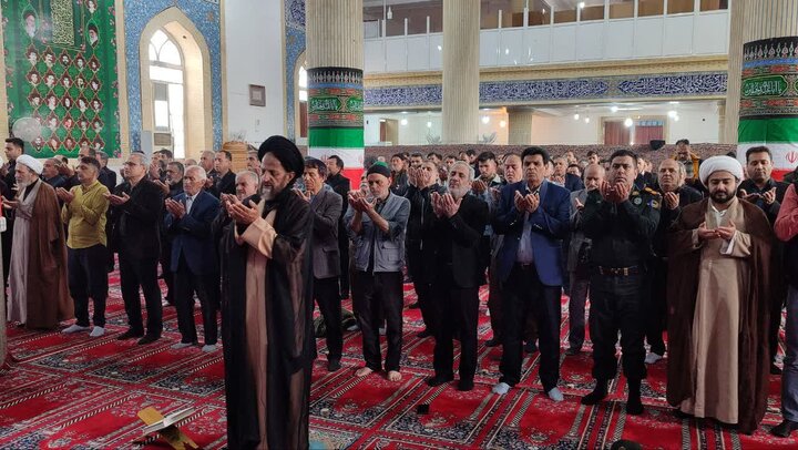 تصاویر/  نماز عید سعید فطر درسفید شهرآران وبیدگل