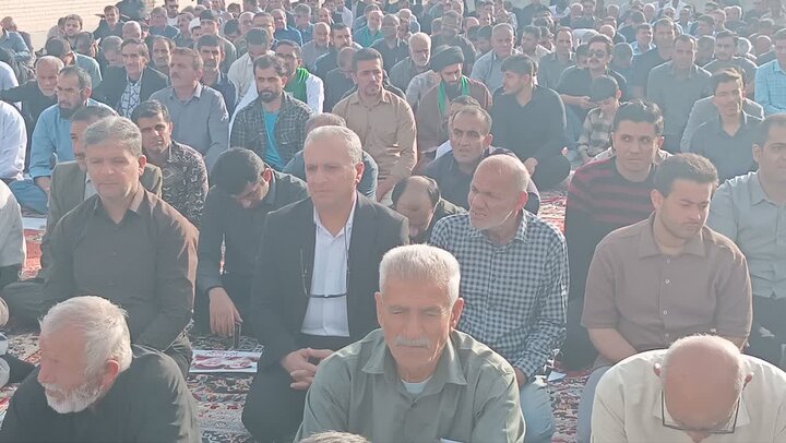 تصاویر/ نماز عید سعید فطر در کاکی