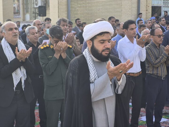 تصاویر/ نماز عید سعید فطر در کاکی