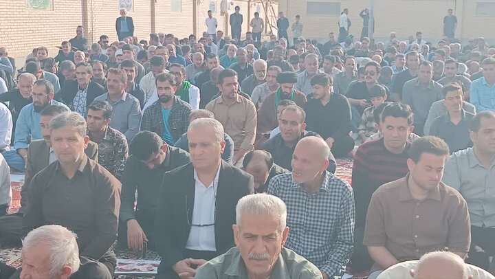 تصاویر/ نماز عید سعید فطر در کاکی
