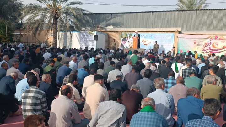 تصاویر/ نماز عید سعید فطر در کاکی