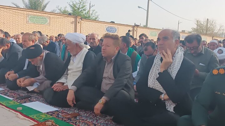 تصاویر/ نماز عید سعید فطر در کاکی