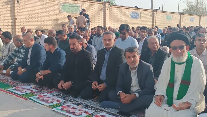 تصاویر/ نماز عید سعید فطر در کاکی
