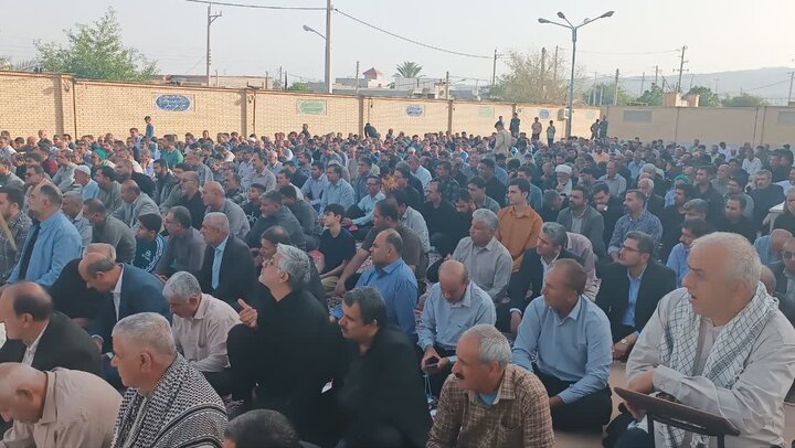 تصاویر/ نماز عید سعید فطر در کاکی