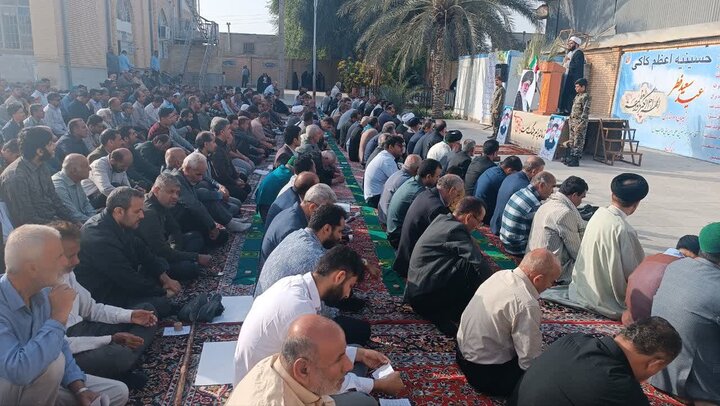 تصاویر/ نماز عید سعید فطر در کاکی