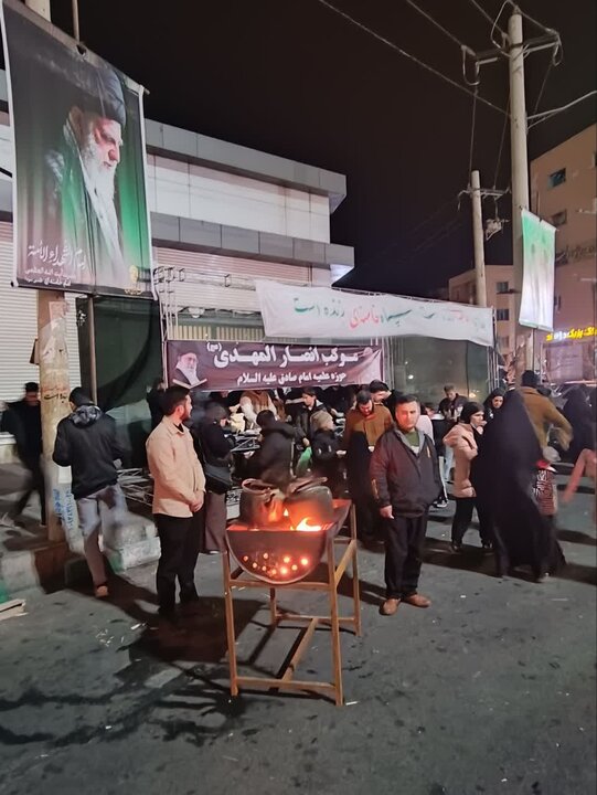 تصاویر/ برپایی موکب انصار المهدی(عج)