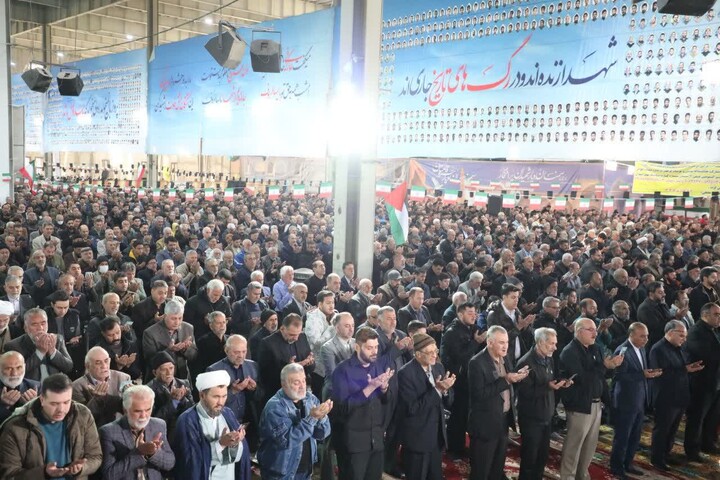 تصاویر/ اقامه نماز عید سعید فطر در مصلی امیرالمؤمنین علی(ع) سمنان