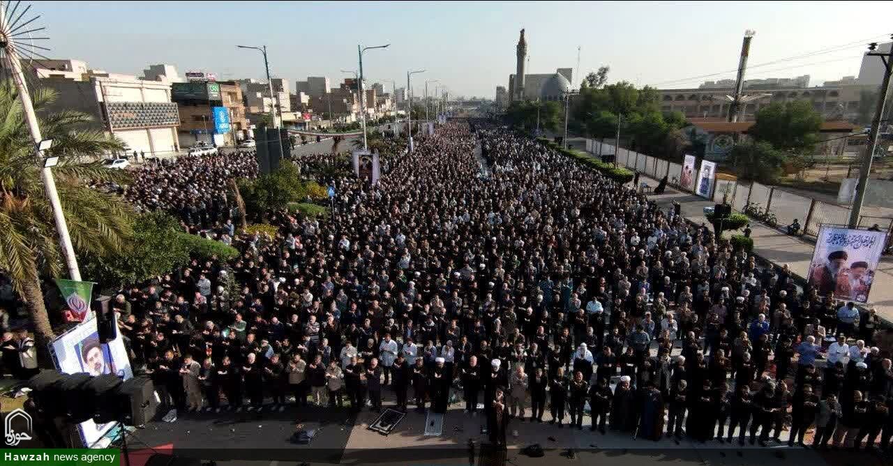 فیلم | نمایی از جلوه حضور باشکوه مردم اهواز در نماز عید فطر