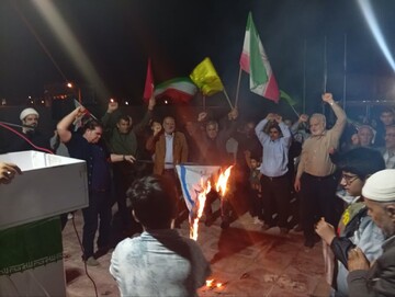 تصاویر/ تجمع محکومیت تجاوز آمریکایی- صهیونی در بندر ریگ