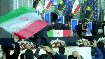 تصاویر/ وداع با پیکر شهید حجت الاسلام والمسلمین خطیب(ره) در حرم مطهر رضوی