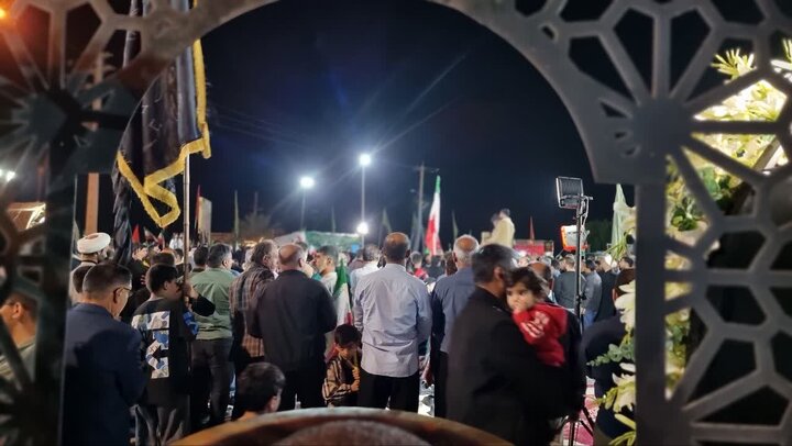 تصاویر/ استقبال و وداع با شهید جنگ رمضان در گناوه