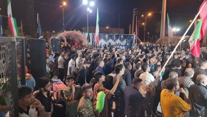 تصاویر/ استقبال و وداع با شهید جنگ رمضان در گناوه