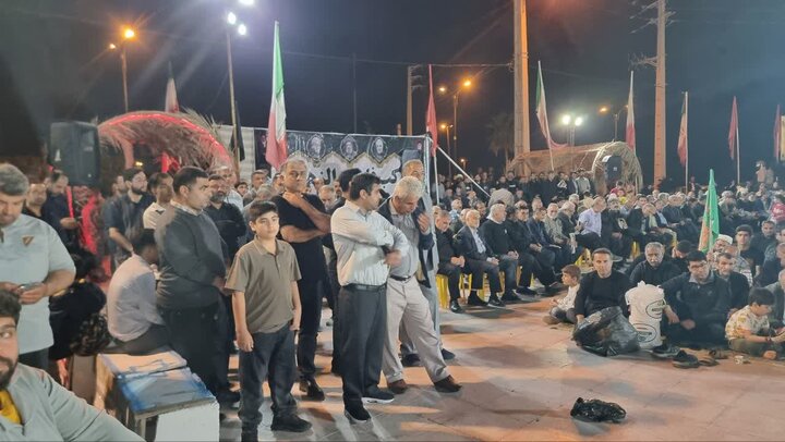 تصاویر/ استقبال و وداع با شهید جنگ رمضان در گناوه