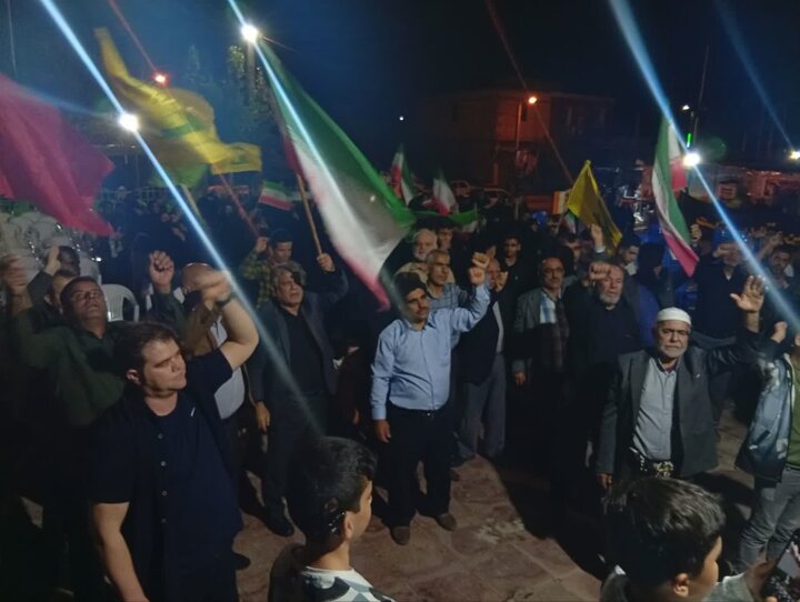 تصاویر/ تجمع محکومیت تجاوز آمریکایی- صهیونی در بندر ریگ