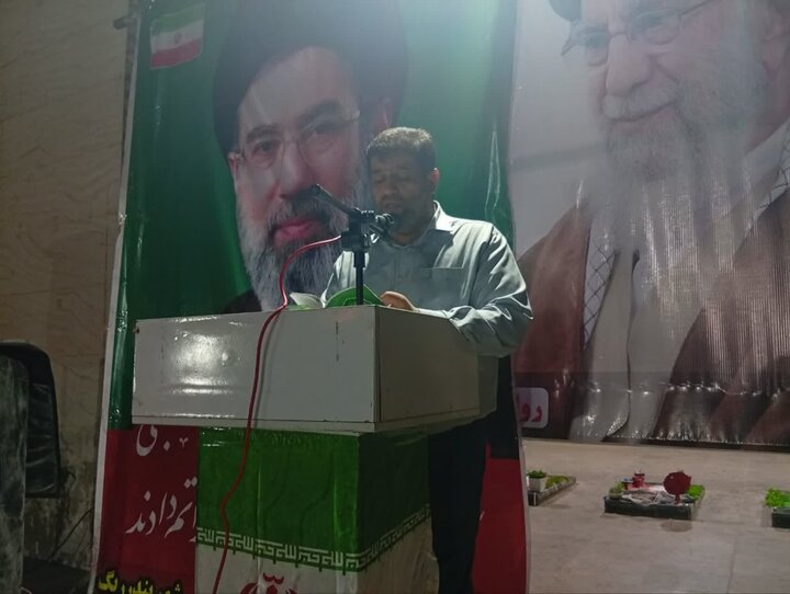 تصاویر/ تجمع محکومیت تجاوز آمریکایی- صهیونی در بندر ریگ