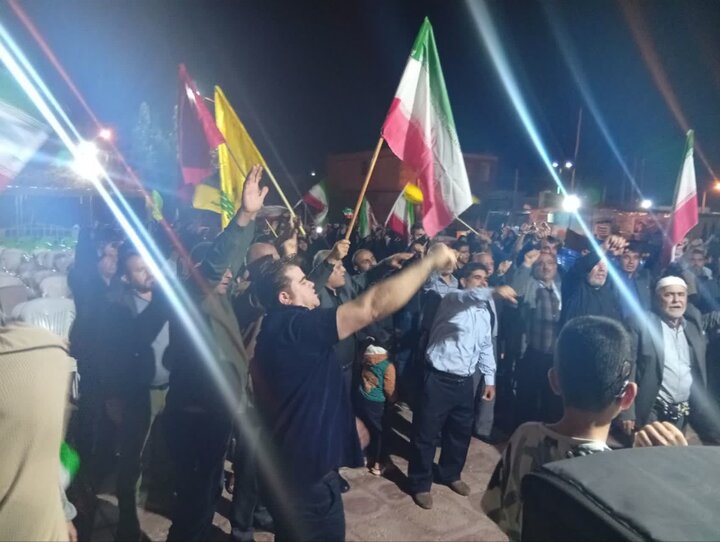 تصاویر/ تجمع محکومیت تجاوز آمریکایی- صهیونی در بندر ریگ