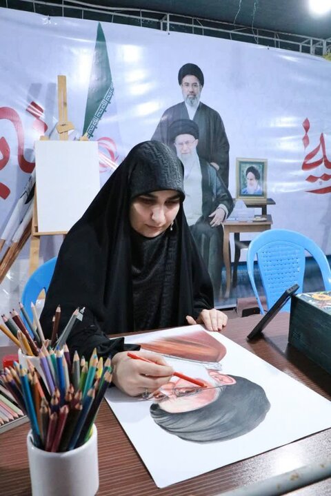 تصاویر/ موکب هنرمندان در تجمع بوشهری‌ها