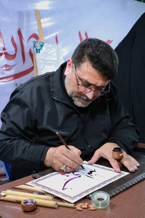 تصاویر/ موکب هنرمندان در تجمع بوشهری‌ها