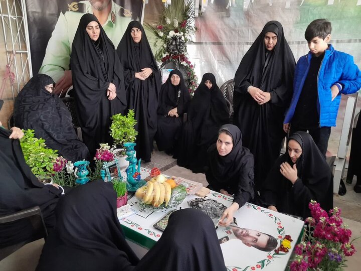 تصاویر/ تجدید میثاق امام جمعه آران وبیدگل با شهدا در سال جدید