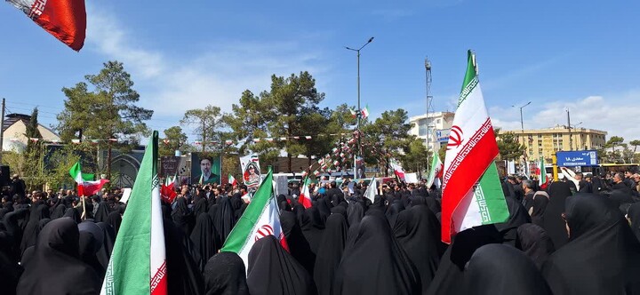 تصاویر/ تشییع پیکر پاک ۵ شهید جنگ رمضان در سمنان