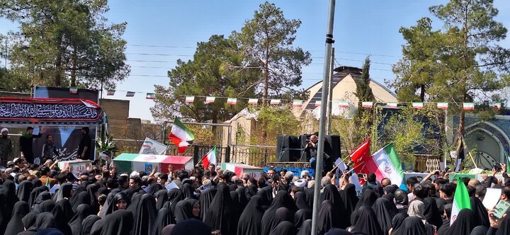 تصاویر/ تشییع پیکر پاک ۵ شهید جنگ رمضان در سمنان
