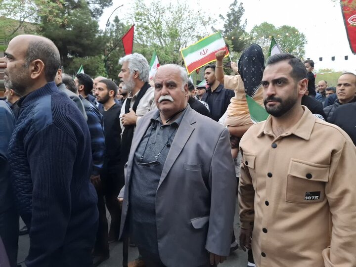 تصاویر/ مراسم تشییع با شکوه سرلشکر شهید دکتر علی‌محمد نائینی درکاشان