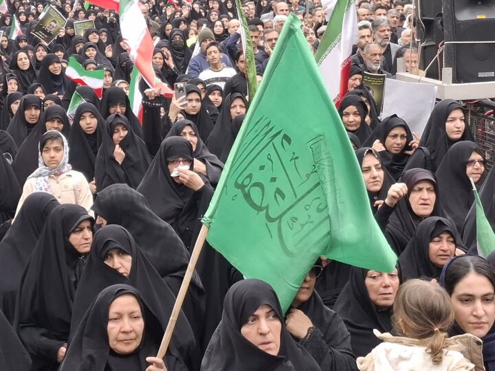 تصاویر/ مراسم تشییع با شکوه سرلشکر شهید دکتر علی‌محمد نائینی درکاشان