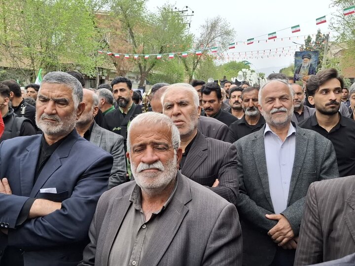 تصاویر/ مراسم تشییع با شکوه سرلشکر شهید دکتر علی‌محمد نائینی درکاشان