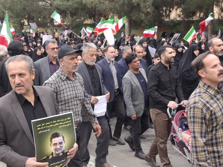 تصاویر/ مراسم تشییع با شکوه سرلشکر شهید دکتر علی‌محمد نائینی درکاشان