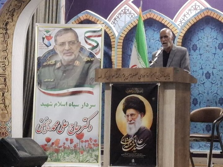 تصاویر/ مراسم بزرگداشت سردار شهید حاج علی محمد نائینی در کاشان