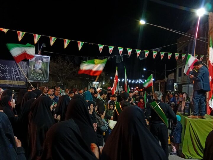 تصاویر/تجمع شبانه در شهر محی آباد