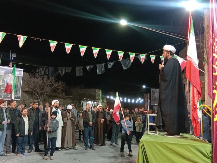 تصاویر/تجمع شبانه در شهر محی آباد