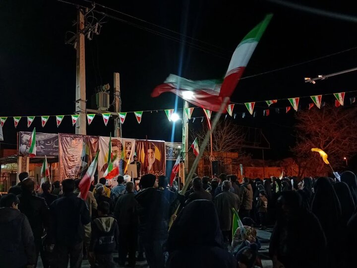 تصاویر/تجمع شبانه در شهر محی آباد