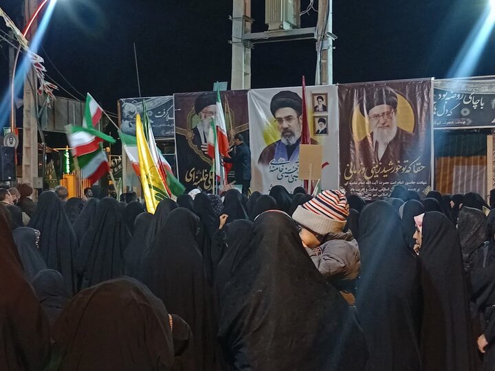 تصاویر/تجمع شبانه در شهر محی آباد