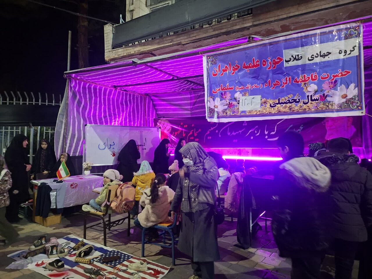 فعالیت های طلاب مدرسه علمیه فاطمه الزهرا سلماس در جنگ رمضان/ از موکب داری تا تبیین
