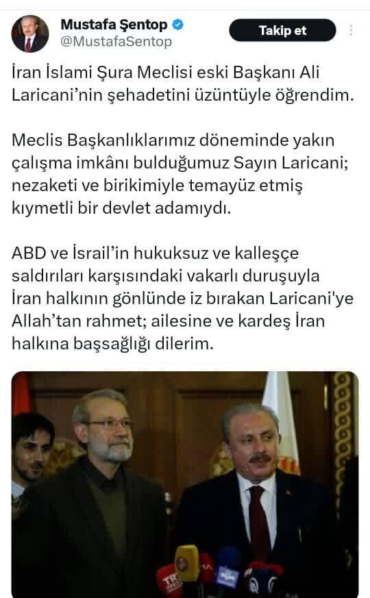 Nimepokea kwa huzuni kubwa kuuawa kishahidi Dkt. Ali Larijani