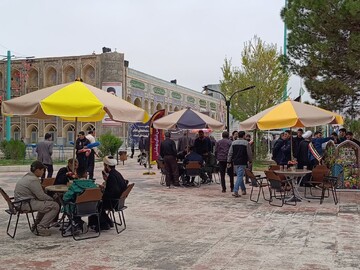 تصاویر/ کافه رستوران قرآنی در مصلای کرمان