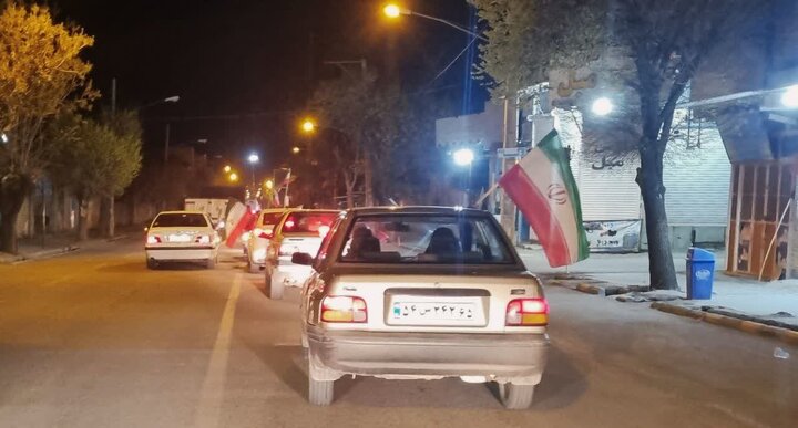 تصاویر/ کاروان خودرویی مردمی در شهر رابر