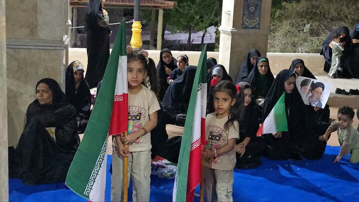 تصاویر/تجمع شبانه در شهر نودژ، کوهبنان و ریگان