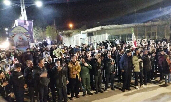 تصاویر/تجمع شبانه در شهر نودژ، کوهبنان و ریگان