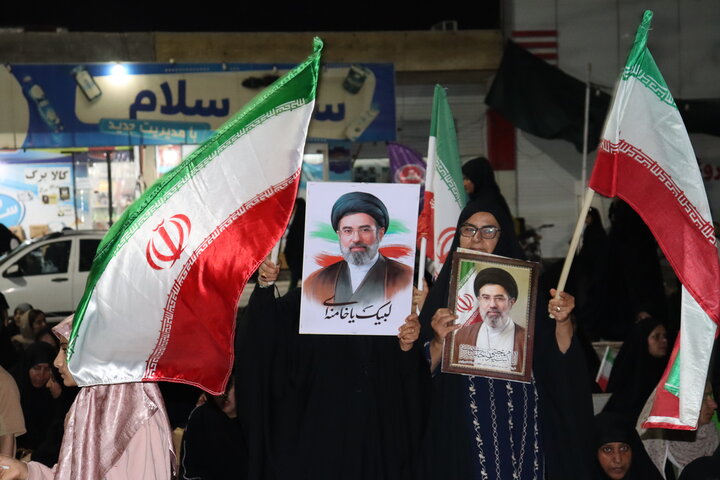 تصاویر/ اجتماع حمایت از نظام اسلامی در بندر دیّر