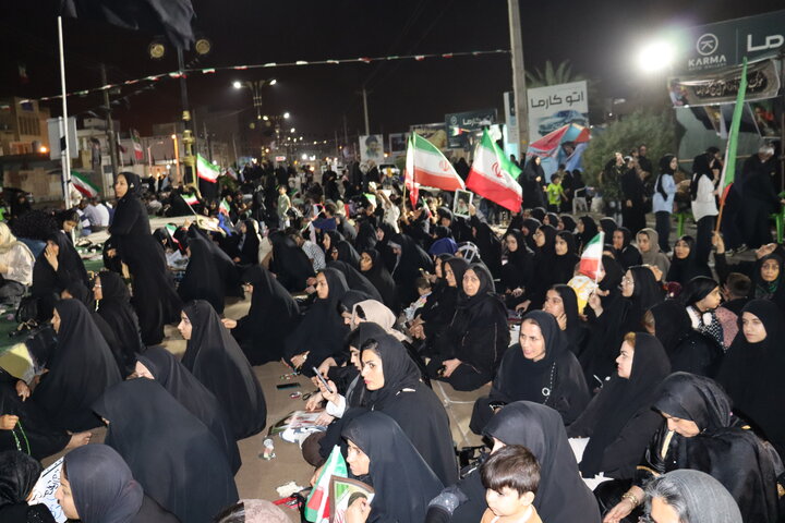 تصاویر/ اجتماع حمایت از نظام اسلامی در بندر دیّر