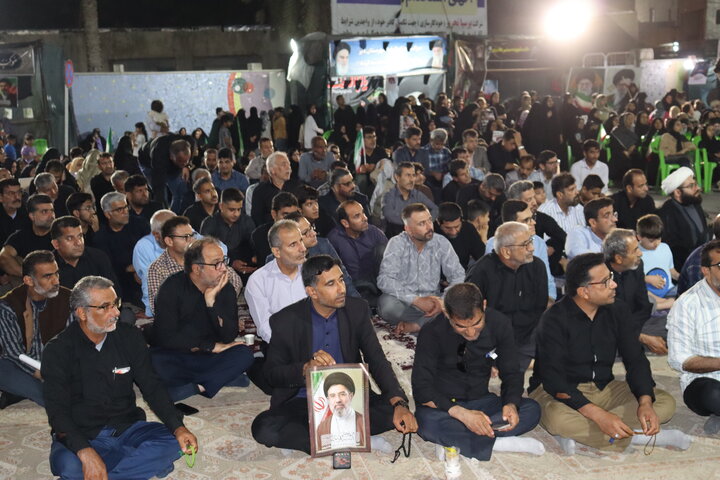 تصاویر/ اجتماع حمایت از نظام اسلامی در بندر دیّر