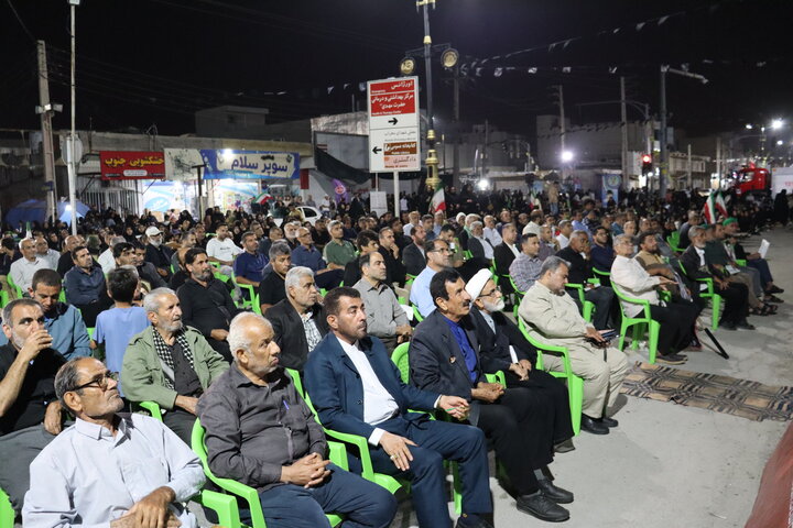 تصاویر/ اجتماع حمایت از نظام اسلامی در بندر دیّر