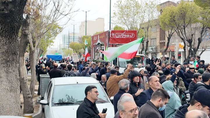 تصاویر/بدرقه جانسوز با پیکر مطهر شهدای وطن در گلزار شهدای اراک