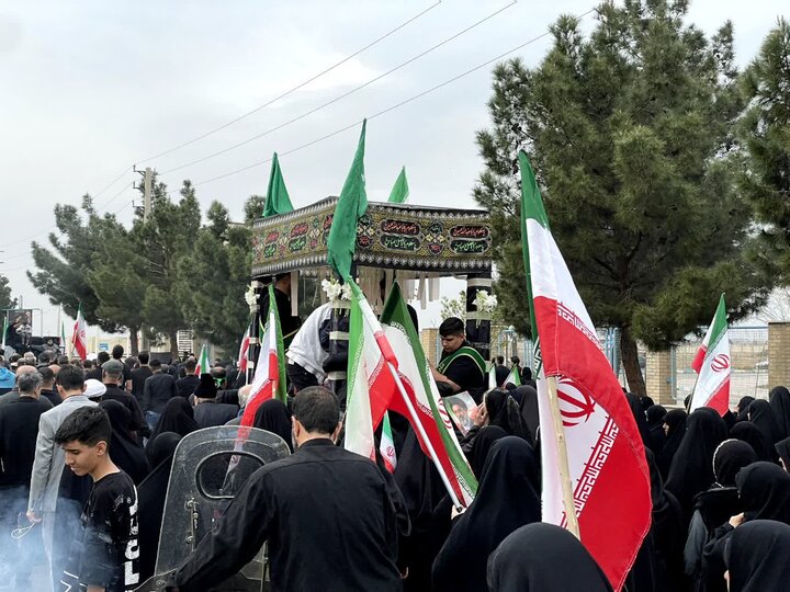 تصاویر/ تشییع پیکر مطهر شهید مدافع وطن در ملارد