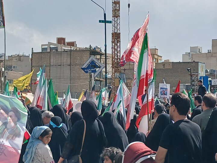 تصاویر/مراسم تشییع شهید حجت الاسلام والمسلمین سعیدخطیب وزیر اطلاعات در مشهدمقدس