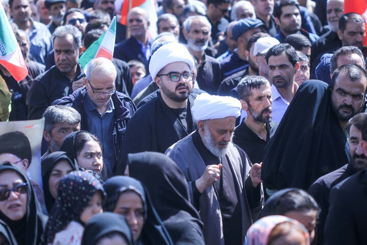 تصاویر| تشییع باشکوه سه شهیدمدافع وطن در بیرجند